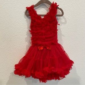 POPATU RED TUTU DRESS